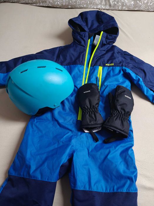 Kask Wedze Decathlon + rękawiczki