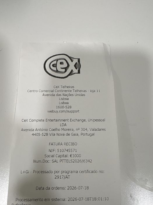 Ps4 Slim 1TB + Jogos + 2 comandos + Garantia 5 anos Cex (Fatura)