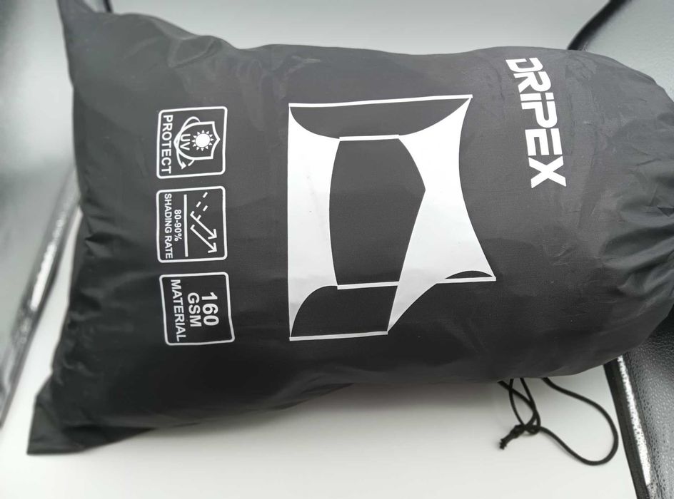 Toldo Lona de Sombra Dripex Retangular 4x5m Cinza
