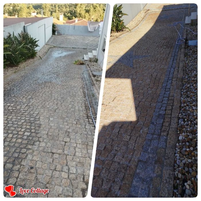 Limpezas muros terraços