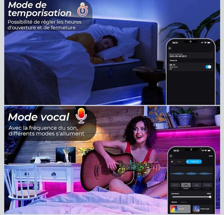 Inteligentny kontroler taśm LED RGB z Wi-Fi