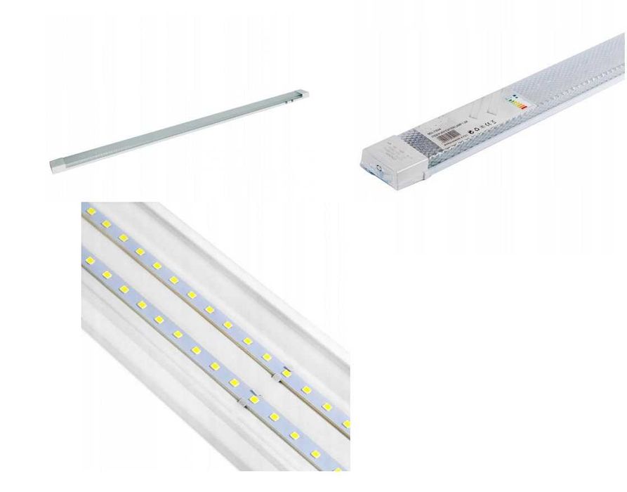 Świetlówka LED 120cm 36W  Lampa Natynkowa  do Garażu Warsztatu Biura