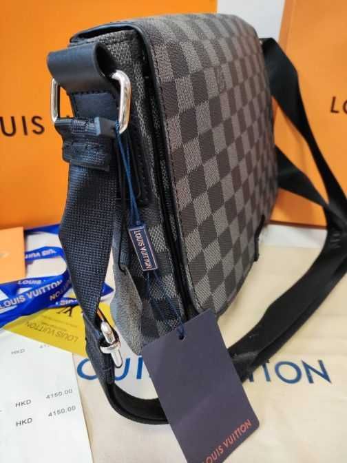 LOUIS VUITTON męska torba Listonoszka, skóra, Francja