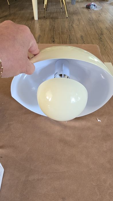 2 nowe lampy nad stół, barek średnica 25 cm