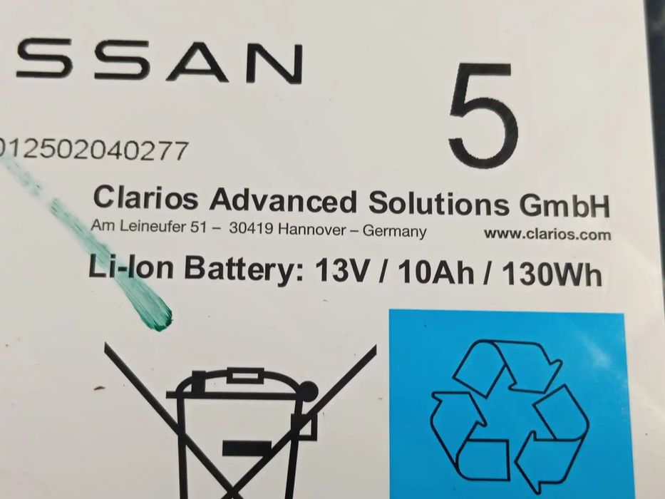 Bateria NISSAN QASHQAI III (J12) 1.3 DIG-T A LAS 4 RUEDAS 244C06UA0E