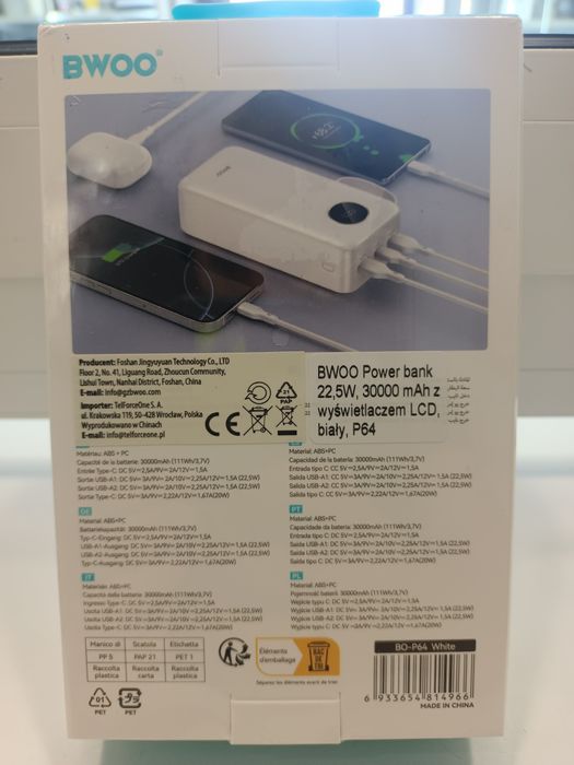 Powerbank 30.000mAh  22,5W Komis Madej sc.
