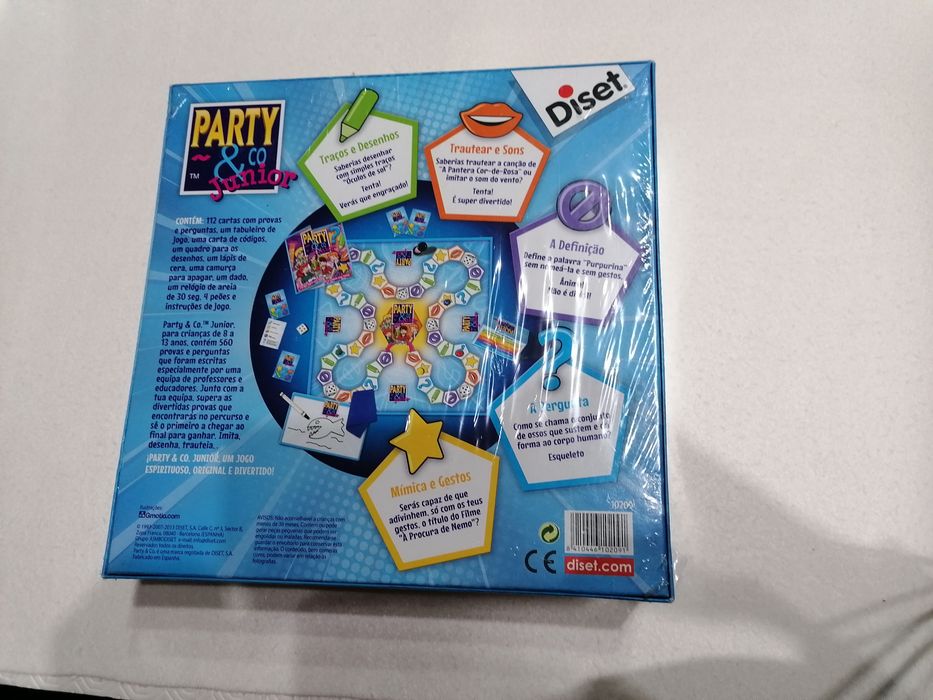 Jogo Party & Co Junior Diset novo selado