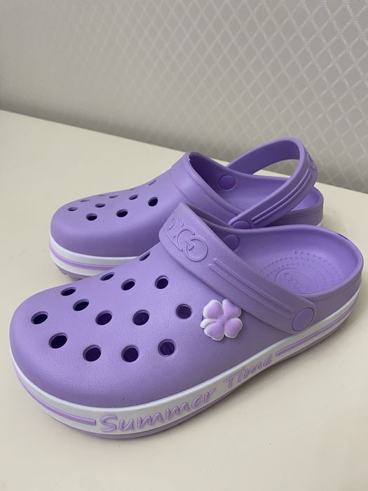 Жіночі шльопанці крокси Dago:білі,беж,зелені,рожеві,бузкові,вершкові.