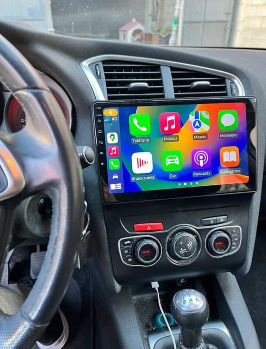 Rádio Android 13 com GPS Citroën C4 2 (Novo)