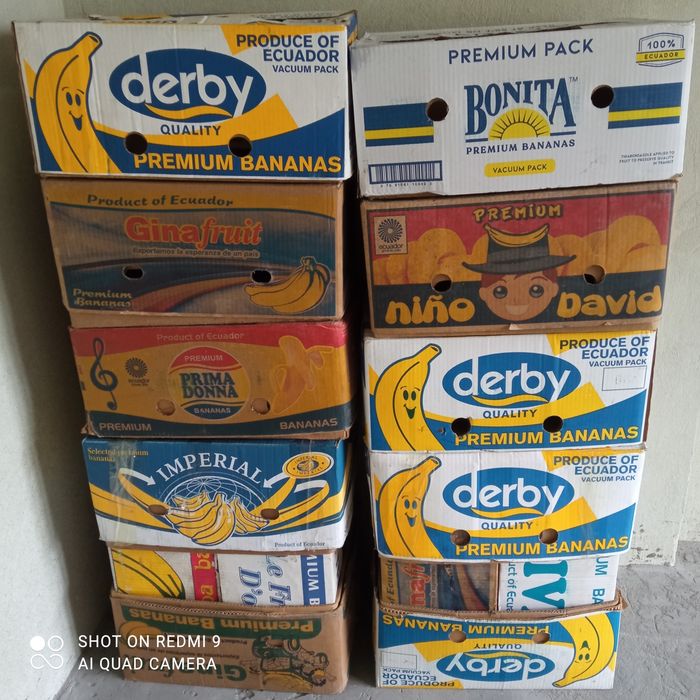 Ящик банановий:висота-25см, довж. -50см, шир. -40см