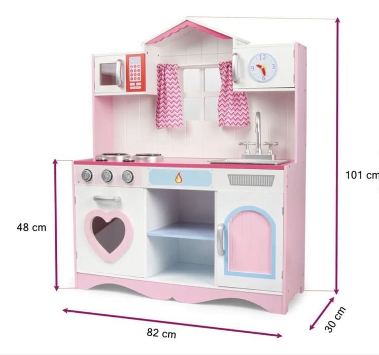 Kuchnia dla dzieci Leomark Pink Play