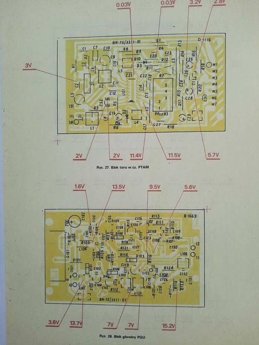 RADMOR 5102 TE Instrukcja Serwisowa