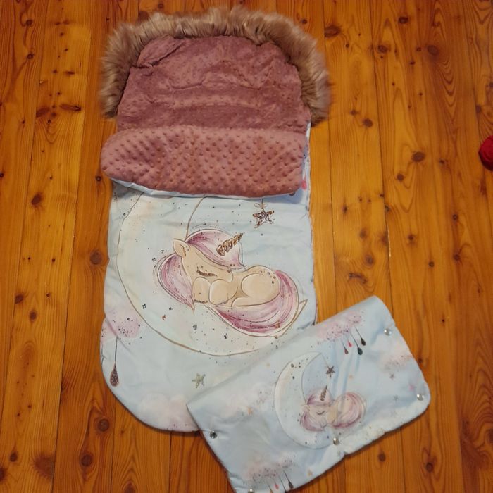 Śpiworek do wózka dla dziewczynki