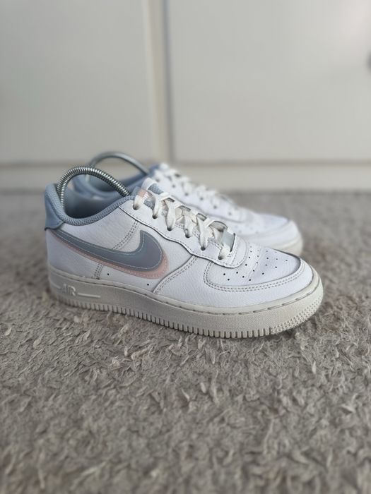 Buty sportowe trampki Nike Air Force 1 low Double Swoosh Light Blue