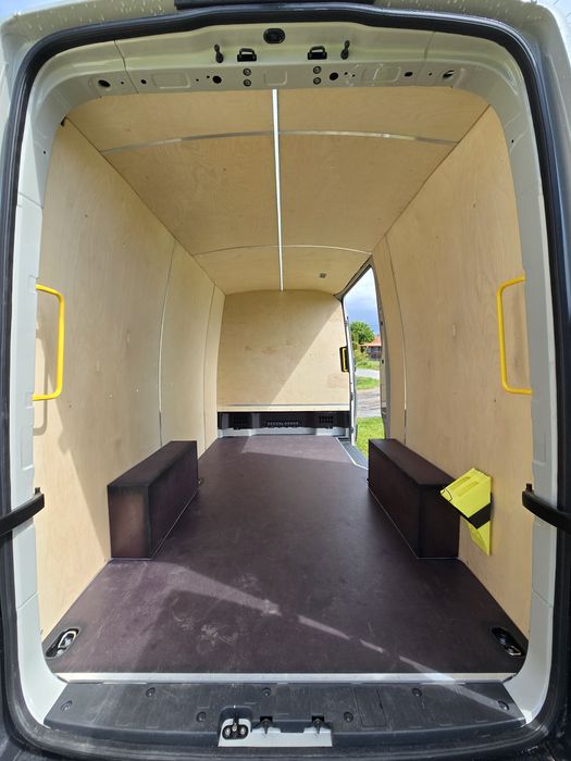 Zabudowy do busów Crafter w sklejkę zabudowa ocieplenie Listwy do moco