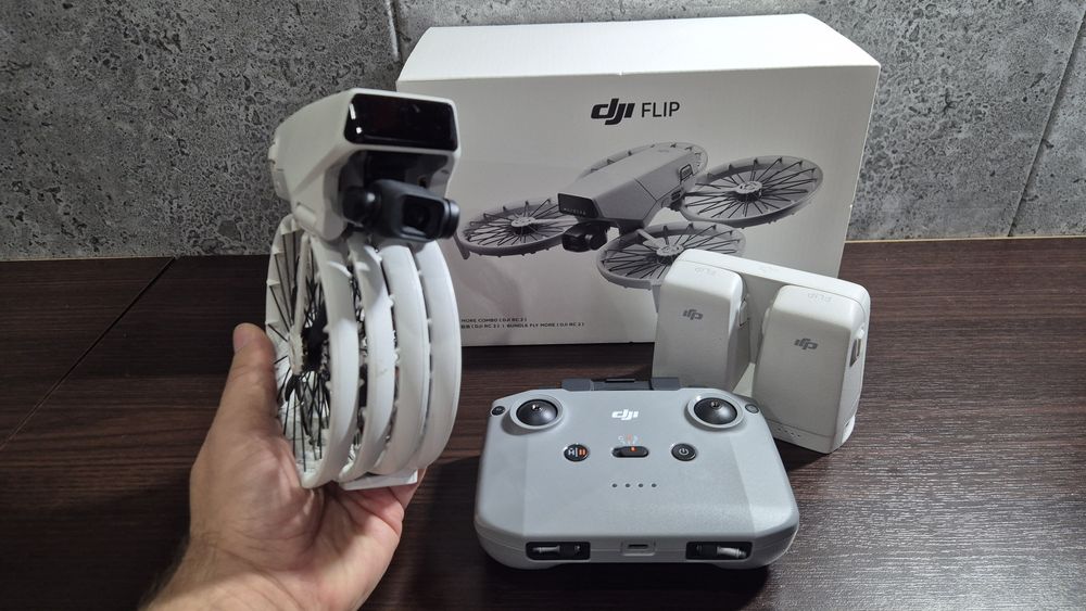 Dron Dji Flip FMC z DJI RC-N3 i 3 baterie z gwarancją