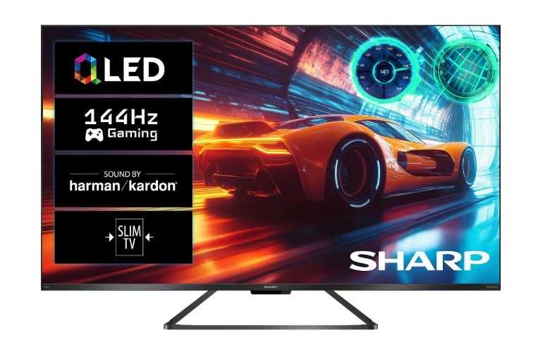 Telewizor QLED SHARP 55GR8465E 55" 4K 144Hz Google TV Quantum Dolby Vision Atmos