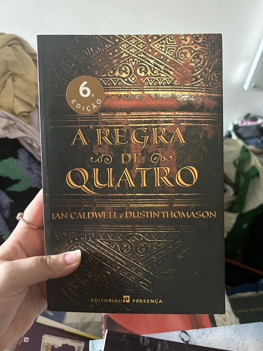 Peadar O’Guilin: The Call - The Call A Invasão; Ian Caldwell e Dustin Thomason: A Regra de Quatro; Christopher Paolini: Eldest