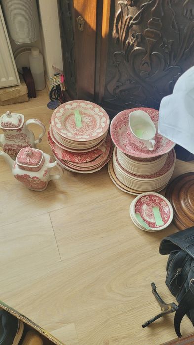 Talerze głebokie Ironstone czerwone