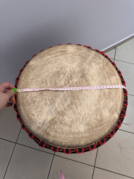 Profesjonalne djembe drewno Lenke (Mali) wykończenie Paul Grocott