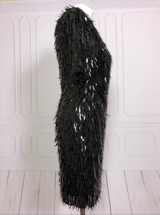 Sukienka sylwestrowa NOWA mała czarna M cekiny