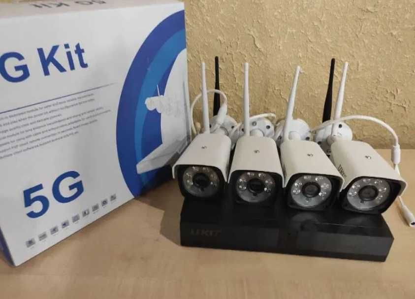 Комплект камер видеонаблюдения уличный беспроводной по вай-фай