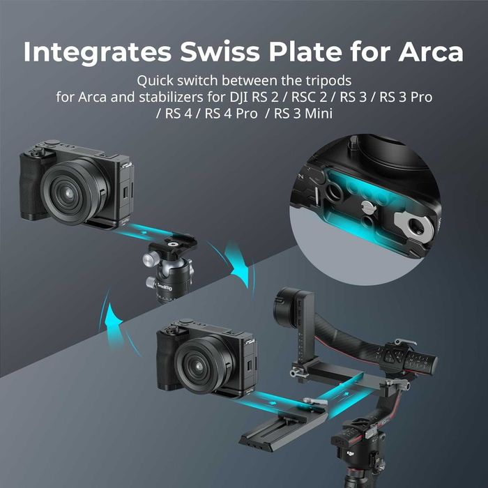 SMALLRIG L Plate for Sony ZV-E10 II | NOVO Nunca Usado