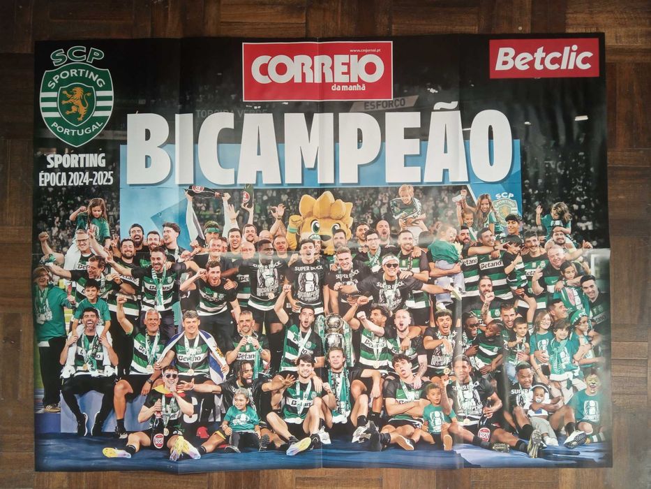 Poster Sporting campeão 2024/2025 -Campeão Nacional   Novissimo.
