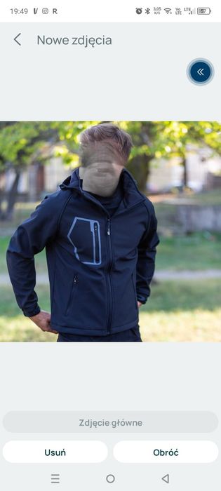 Kurtka męska Softshell Nowa L