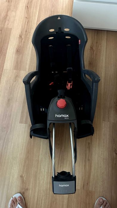 Cadeira de bebe para bicicleta Hamax