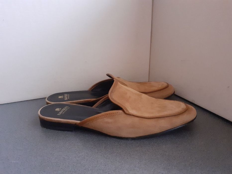 Navyboot шкіряні шльопанці сабо мюлі  37 р