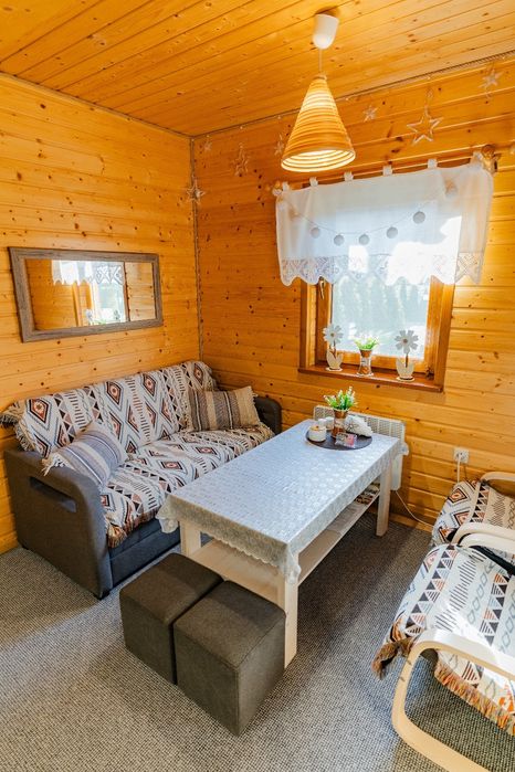 Drewniany domek Daria i Tomek ( 2 domki na 8 osob kazdy )