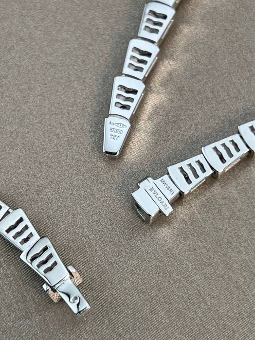 Золоте кольє в стилі булгарі з діамантами 8.50ct