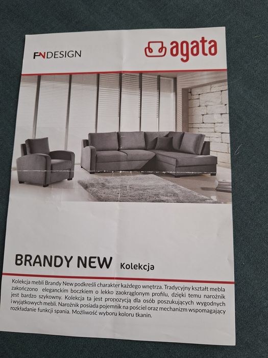 Narożnik Brandy New z Agata Meble