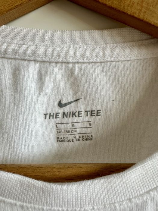 Nike crop style T-shirt sporty girl biały 146–156 cm