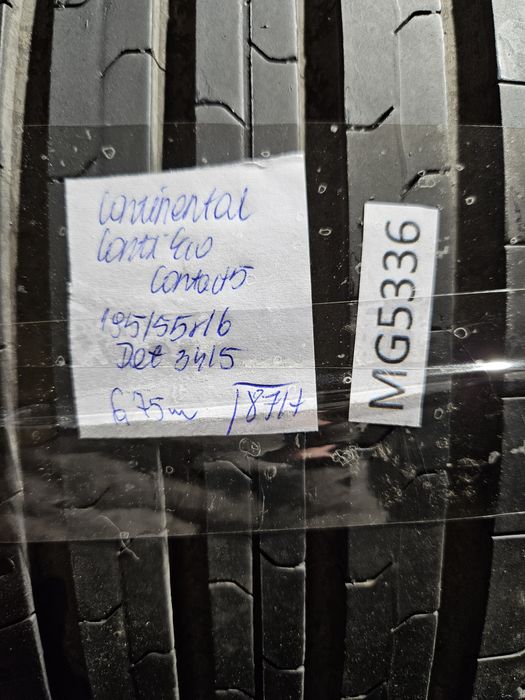 Continental 195/55 r16 ContiEcoContact 5 /// 6,75mm!!! Wysyłka