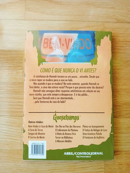 Arrepios - Livro - O Fantasma da casa ao lado