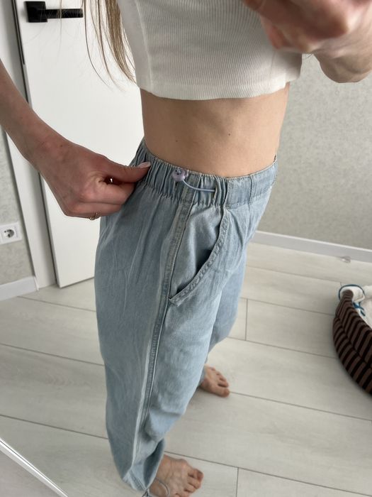 Джинси карго прямі довгі