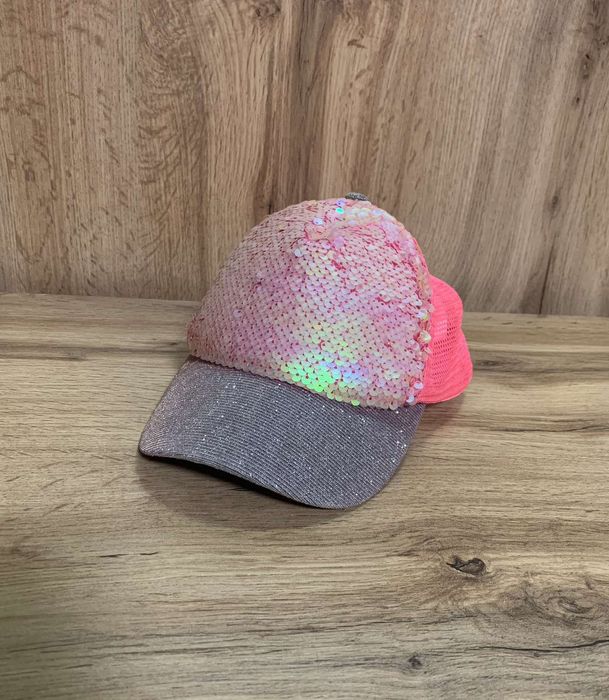 Кепка бейсболка с пайетками перевертышами для девочек