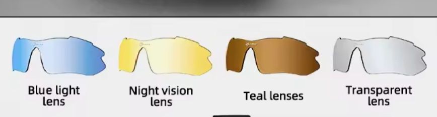 ROCKBROS-okulary rowerowe przeciwsłoneczne/3x szkła/etui/opaska/worek