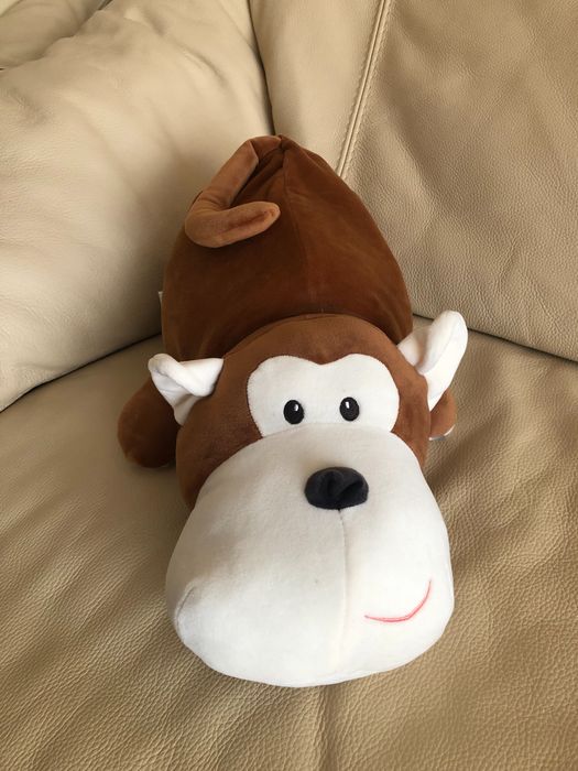 Miniso зебра обезьяна игрушка плюшевая мавпа іграшка м‘яка