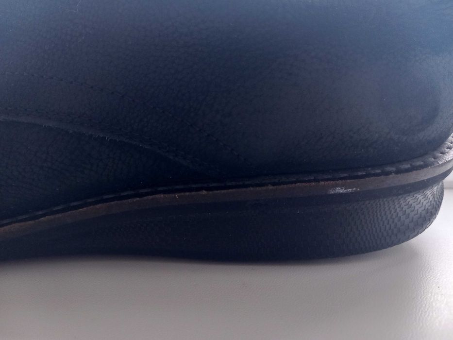 ecco czarne buty męskie skóra rozm. 45