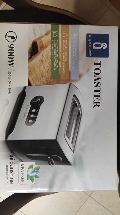 Torradeira Aigostar Mini Sunshine 900w