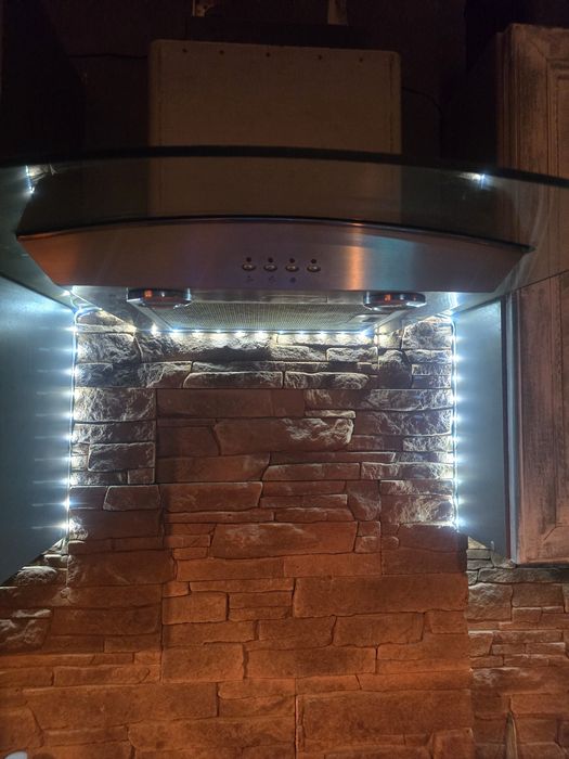 Okap kuchenny srebny