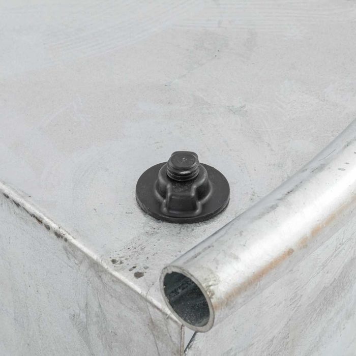 Karmidło metalowe, półokrągłe, 28 l, Kerbl