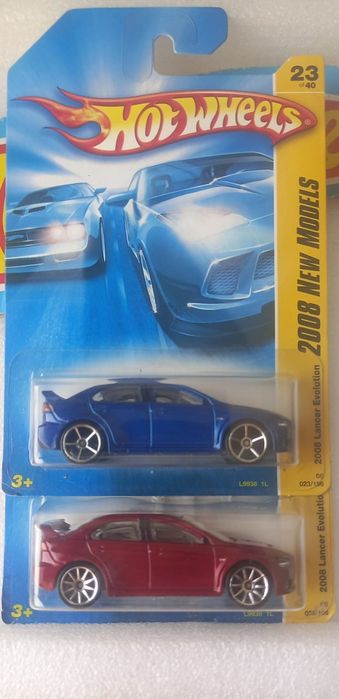 Conjunto 2 , 2008 Lancer Evolution Hot wheels