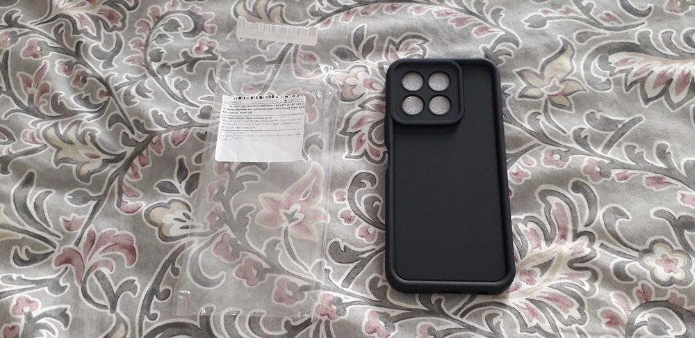 Caixa protetora para HONOR X 6b, em silicone preta