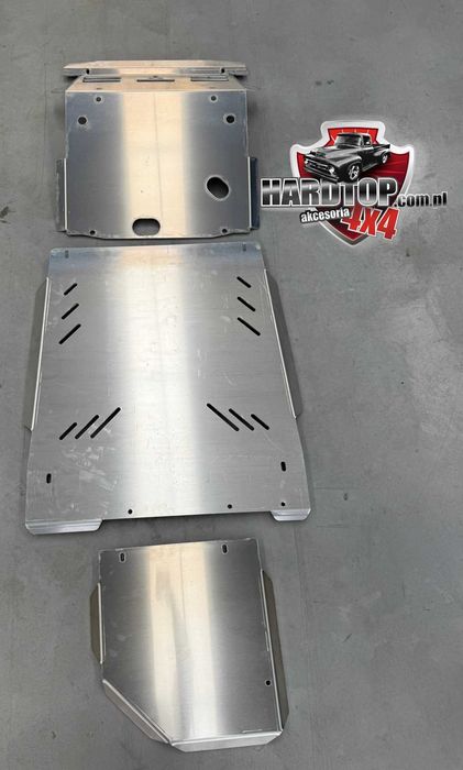 KOMPLET Osłon Aluminium 6mm MITSUBISHI PAJERO4 Silnik Skrzyni REDU/ZBI