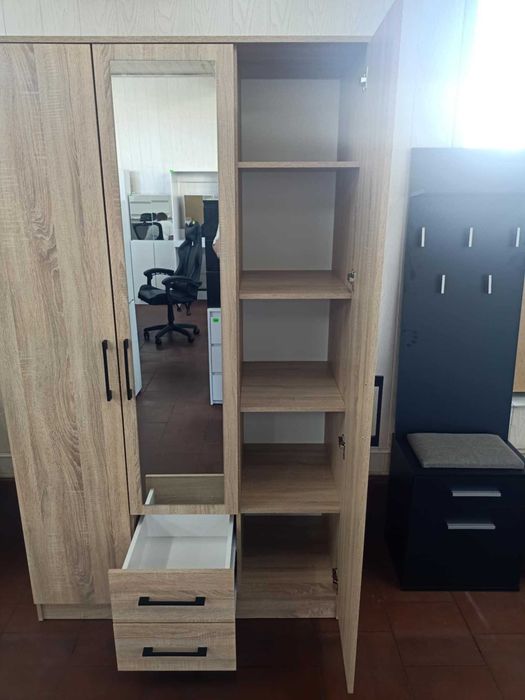 Szafa Romana z lustrem dwie szuflady 205 cm x 120 cm