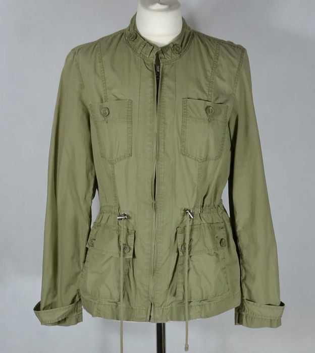 TOMMY HILFIGER Safari Cargo Lekka kurtka Damska M Oryginalna Super St